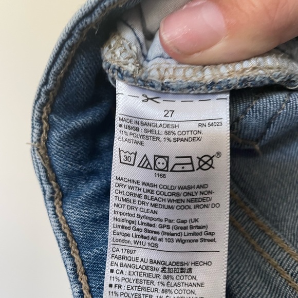 LONG DENIM MOM SHORTS - Picture 3 of 5